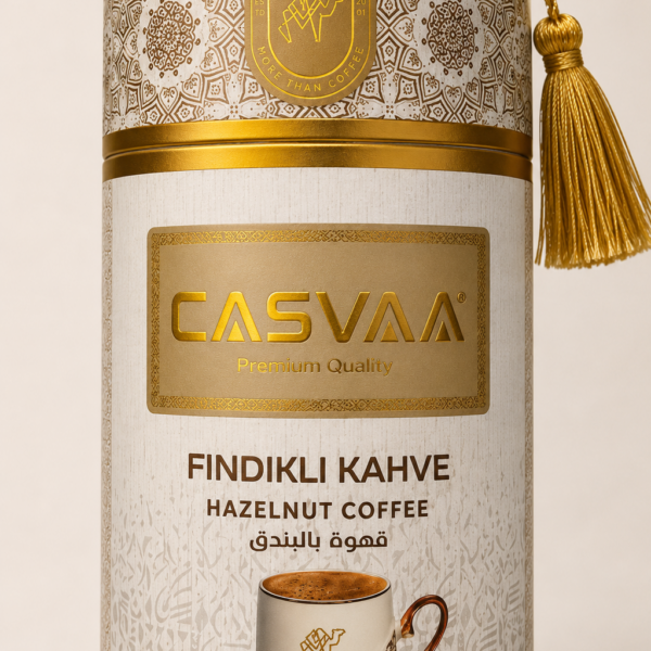 Kawa Turecka Casvaa o Smaku Orzechów Laskowych (Hazelnut) 250 g