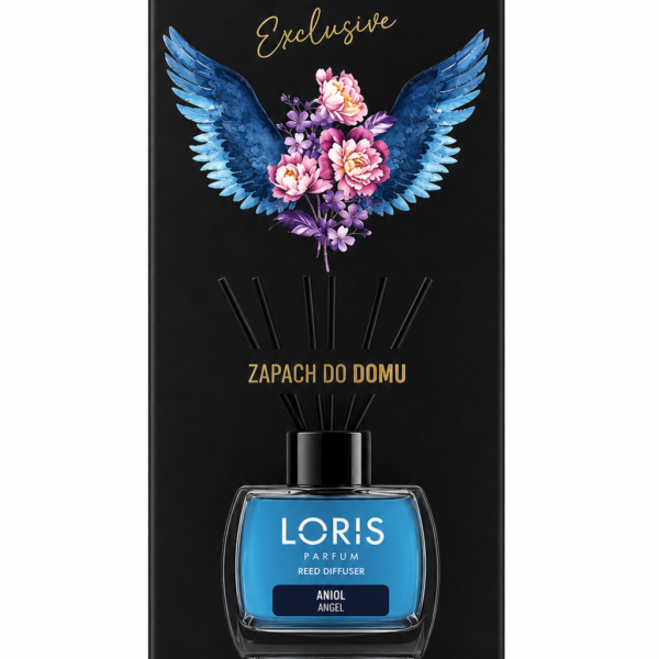Loris Perfumy Reed Diffuser Angel (Anioł) – Patyczki Zapachowe do Domu 120 ml | Produkt z Turcji