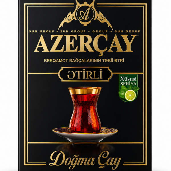 Azerçay Çarna Herbata z Bergamotką 225 g – Premium Herbata Liściasta z Azerbejdżanu