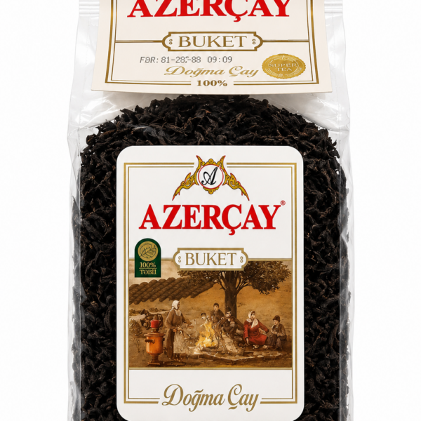 AZERÇAY Buket Herbata Czarna Liściasta 100 g – Naturalna Herbata Premium z Azerbejdżanu