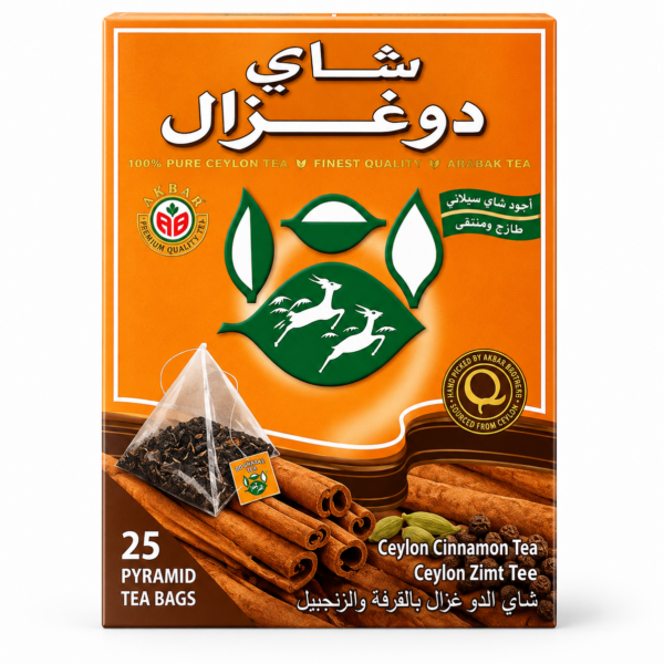 Do Ghazal Ceylon Cinnamon Tea 25 Torebek – Herbata Cejlońska z Cynamonem Premium