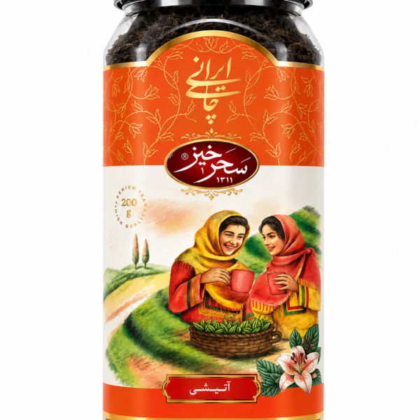 Sahar Khiz Czarna Herbata Ateshi 200 g – Premium Herbata Liściasta z Iranu